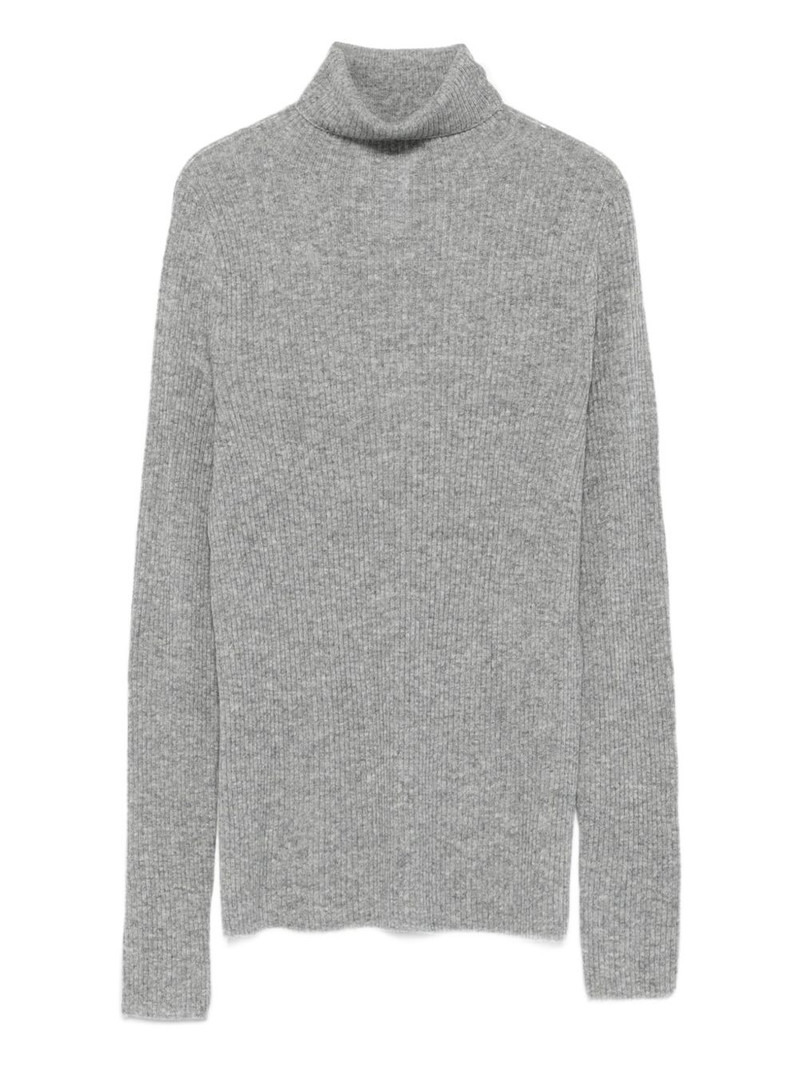 ribbed turtleneck sweater 1