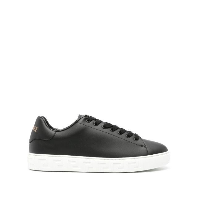 Greca faux-leather sneakers - 1
