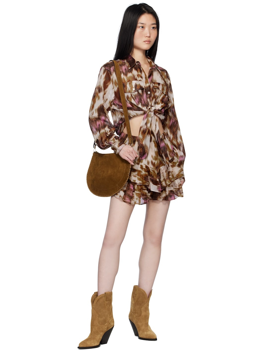 Off-White & Tan Nath Shirt - 4