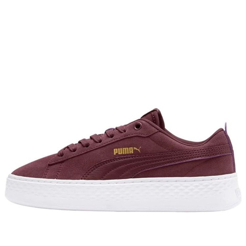 PUMA Smash 플랫폼 SD 캐주얼 보드 신발 빨간색 366488-11 - 1