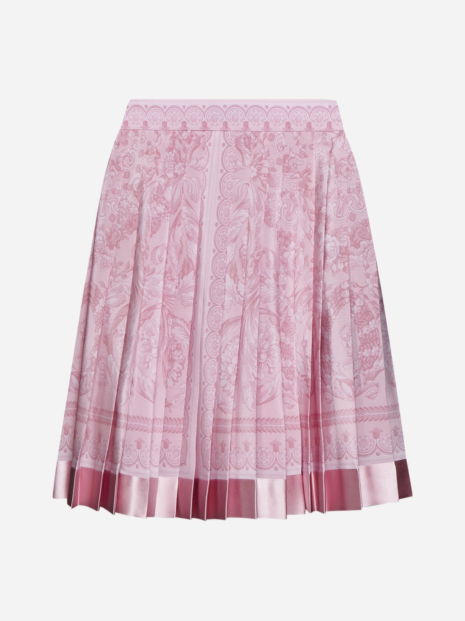 Barocco silk miniskirt - 1