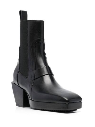 Rick Owens square-toe boots outlook