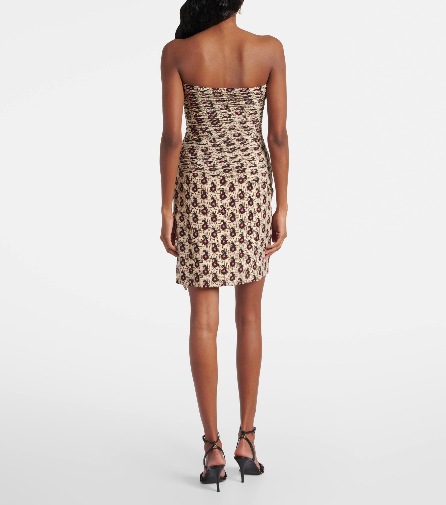 Bow-detail silk minidress - 3