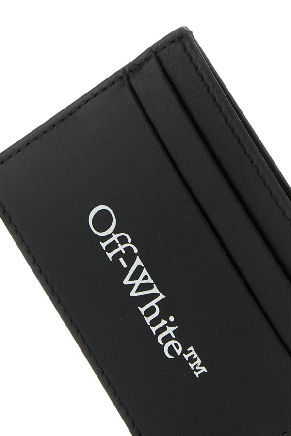 Black leather card holder - 4