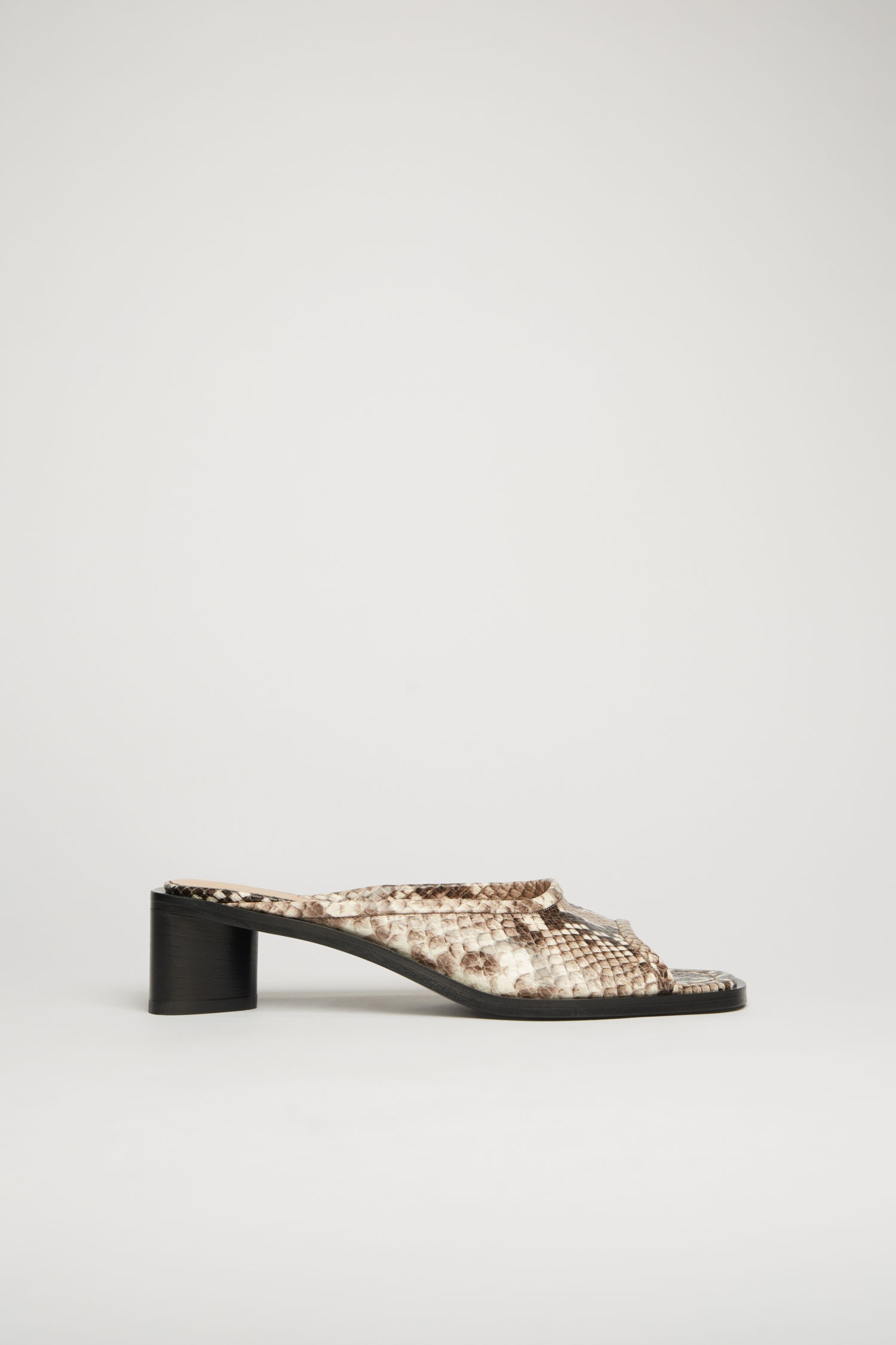 Python print mules beige/black - 1