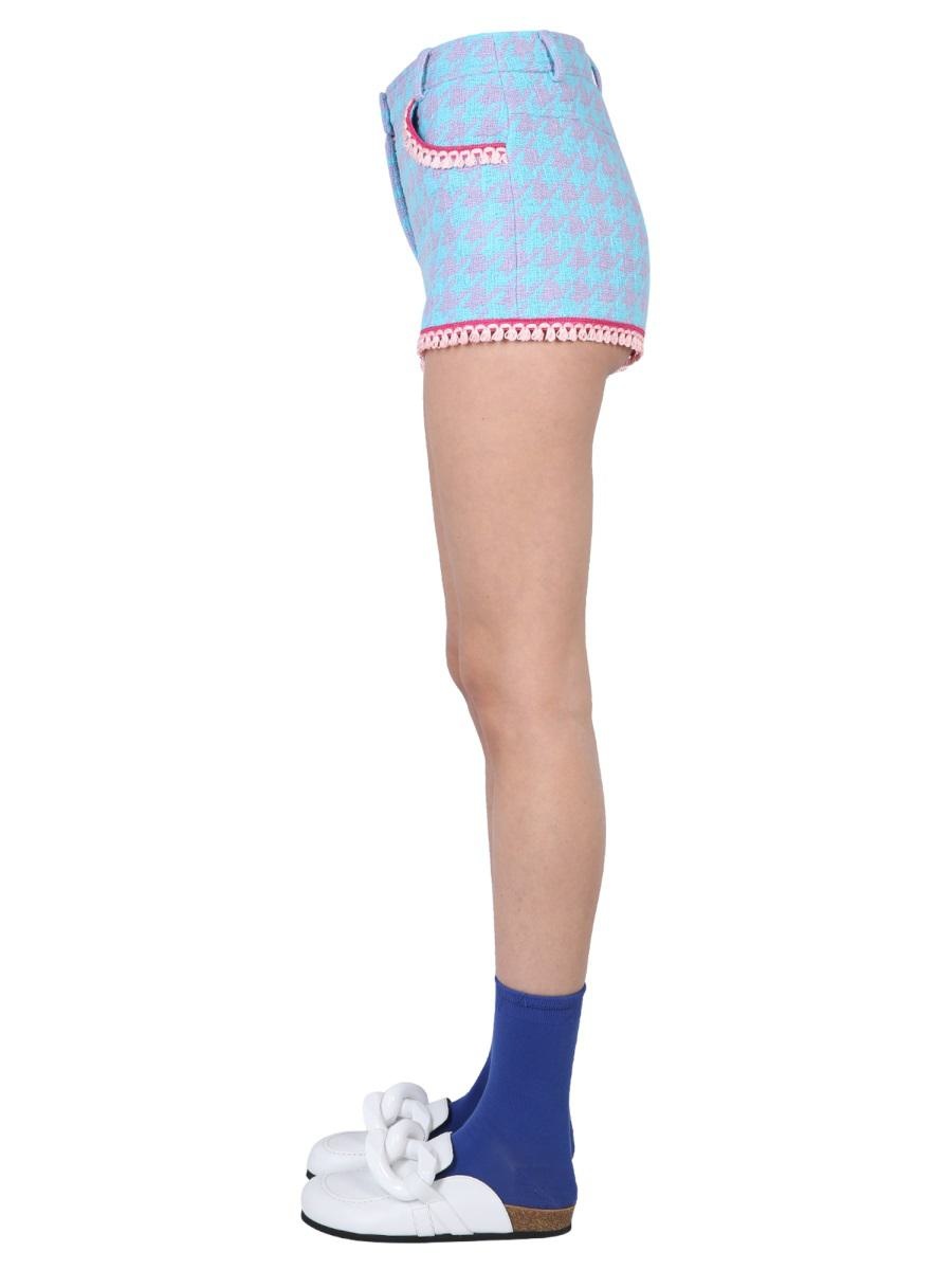 MOSCHINO HOUNDSTOOTH SHORTS - 3