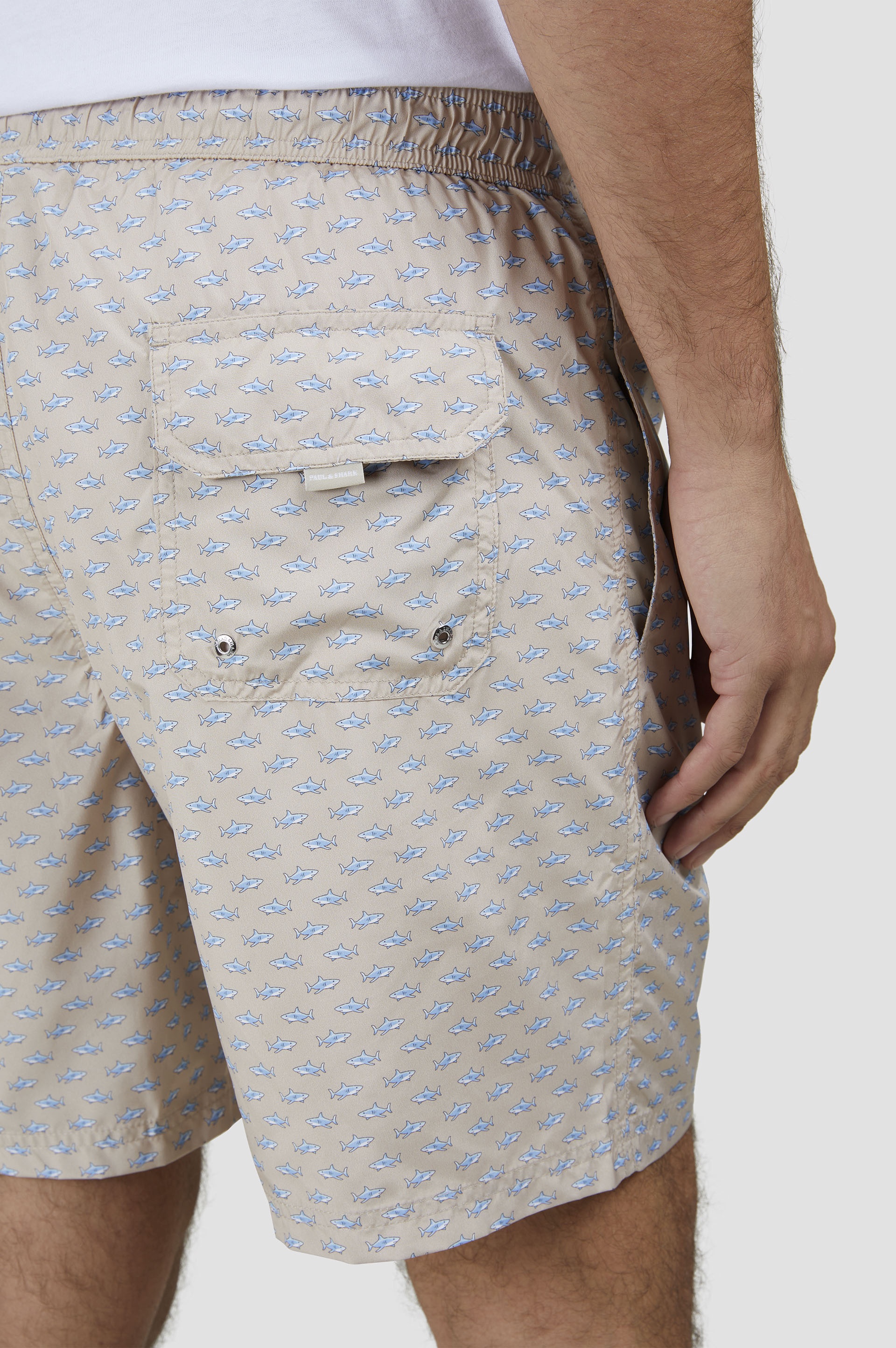 SWIM SHORTS WITH SHARK PRINT - 4