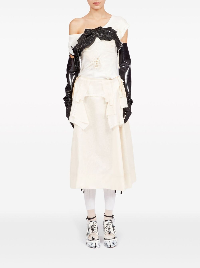 Maison Margiela Work-in-progress midi skirt outlook