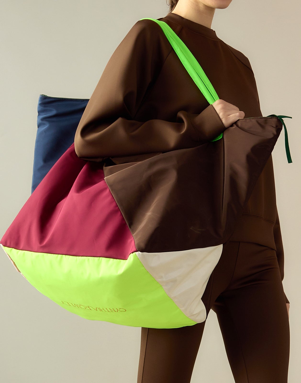 Oversized Carryall Nylon Tote - 1