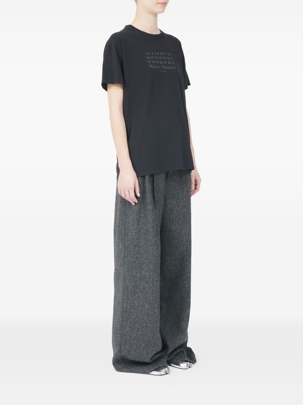 logo cotton T-shirt - 3