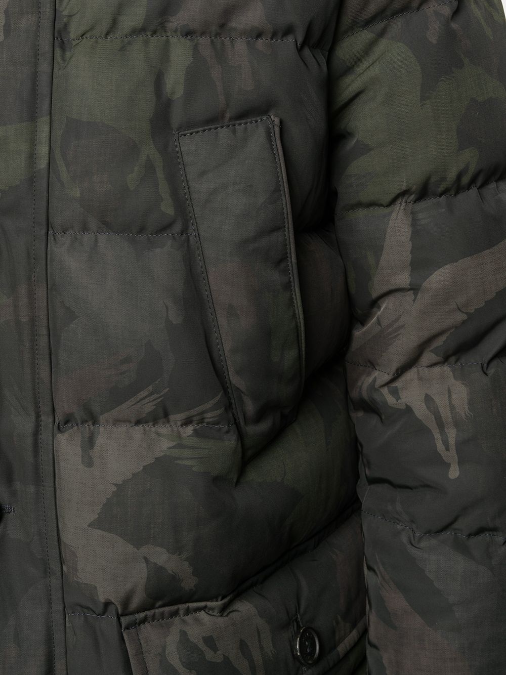 camouflage puffer jacket - 5