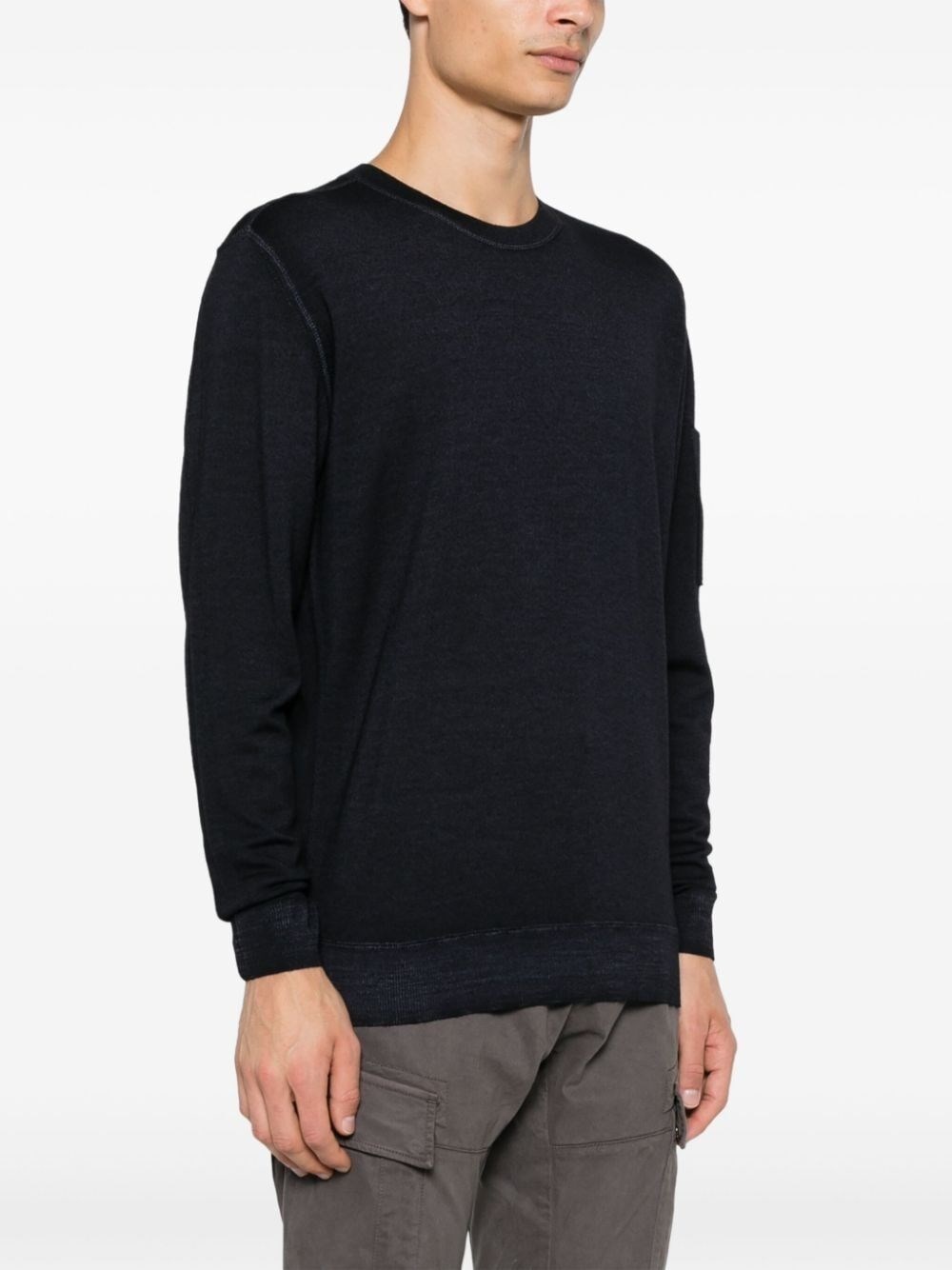 Knit Crew-Neck Sweater - 5