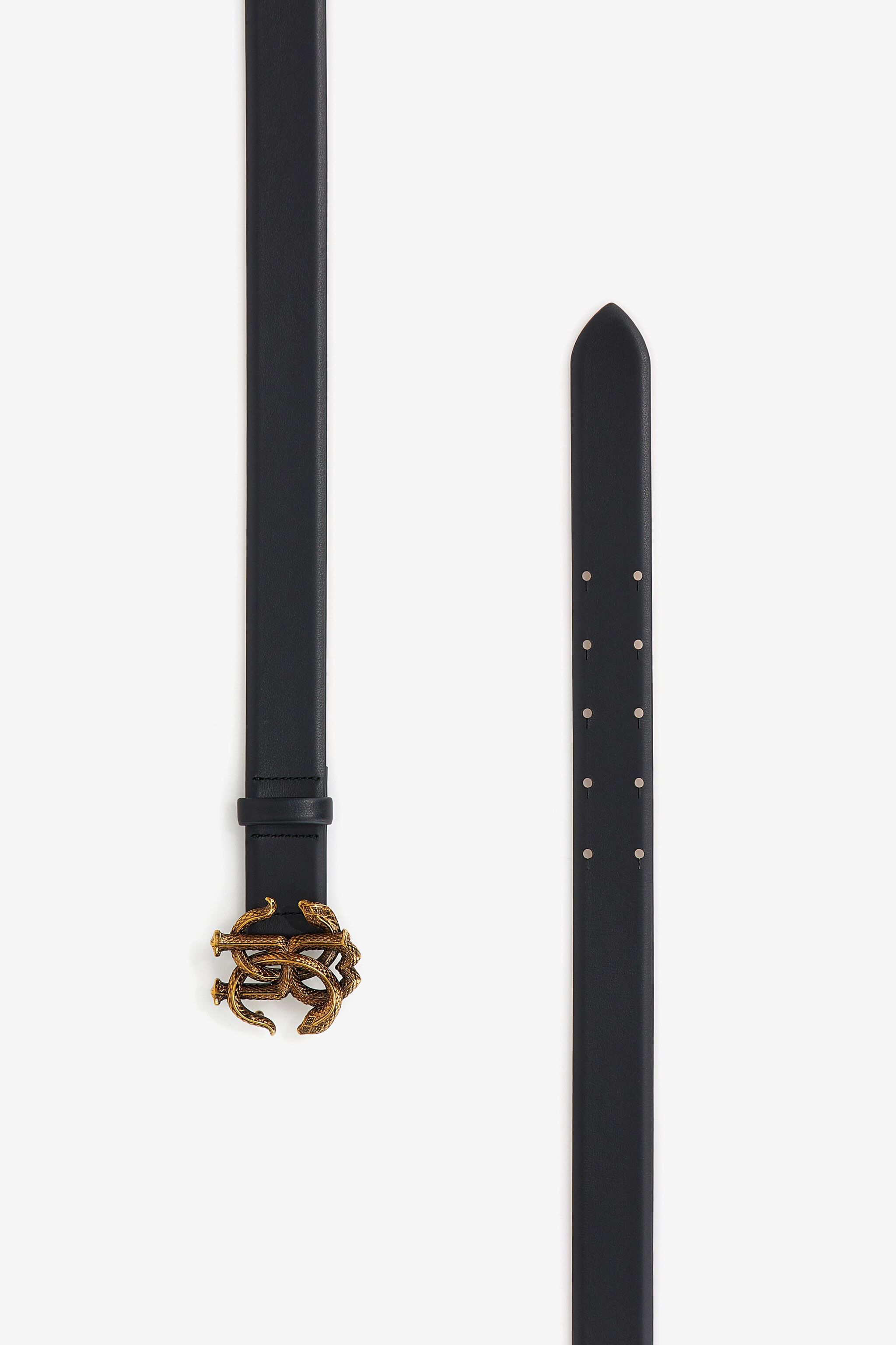 Leather belt with Monogram Mirror Snake - 2