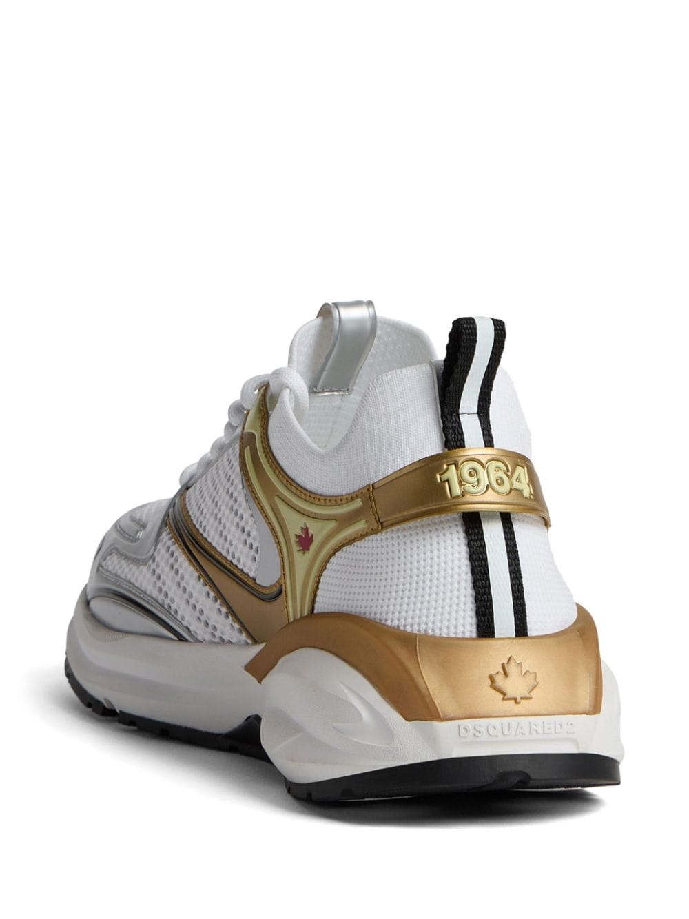 Dash panelled mesh sneakers - 3