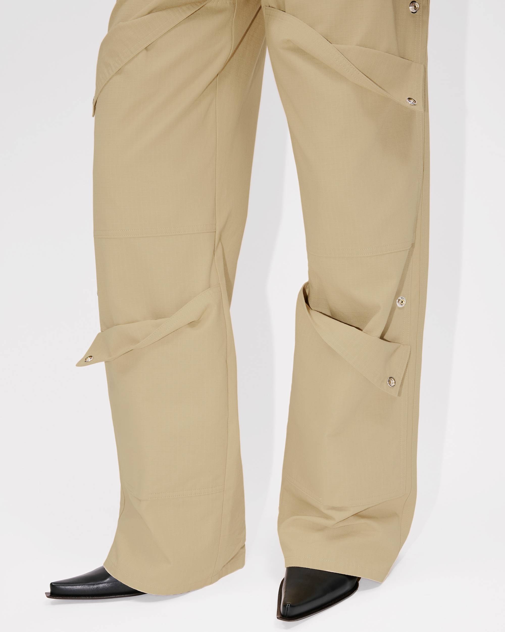 Cargo pants in cotton ripstop - 8
