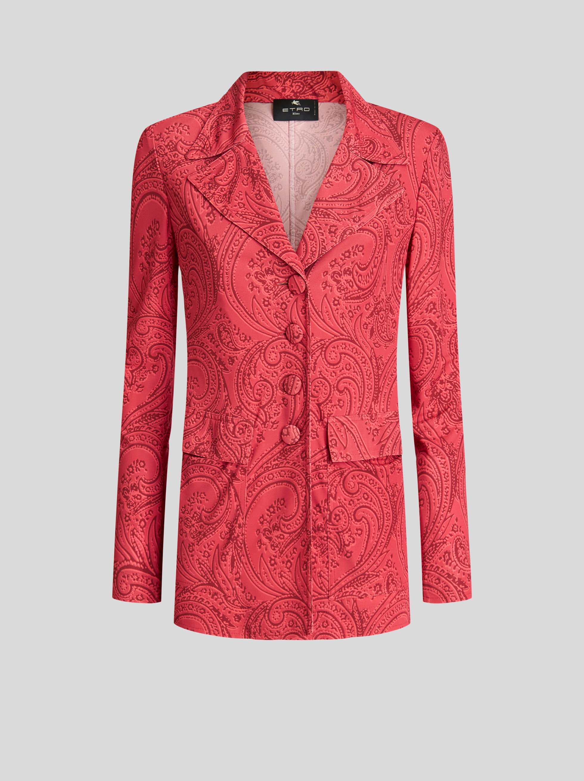 GRAPHIC PAISLEY PRINT JACKET - 1