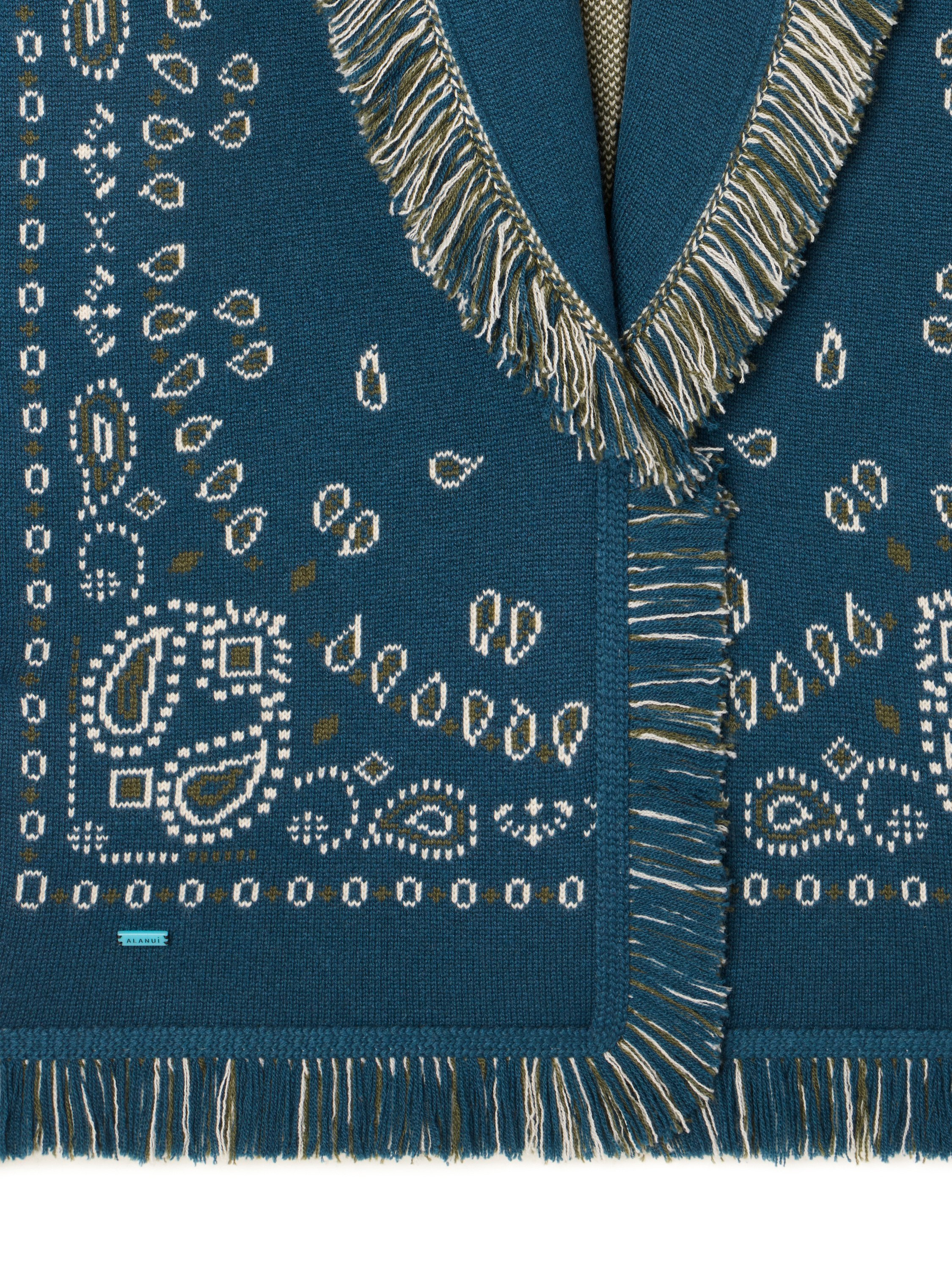 Bandana Jacquard Cardigan - 8