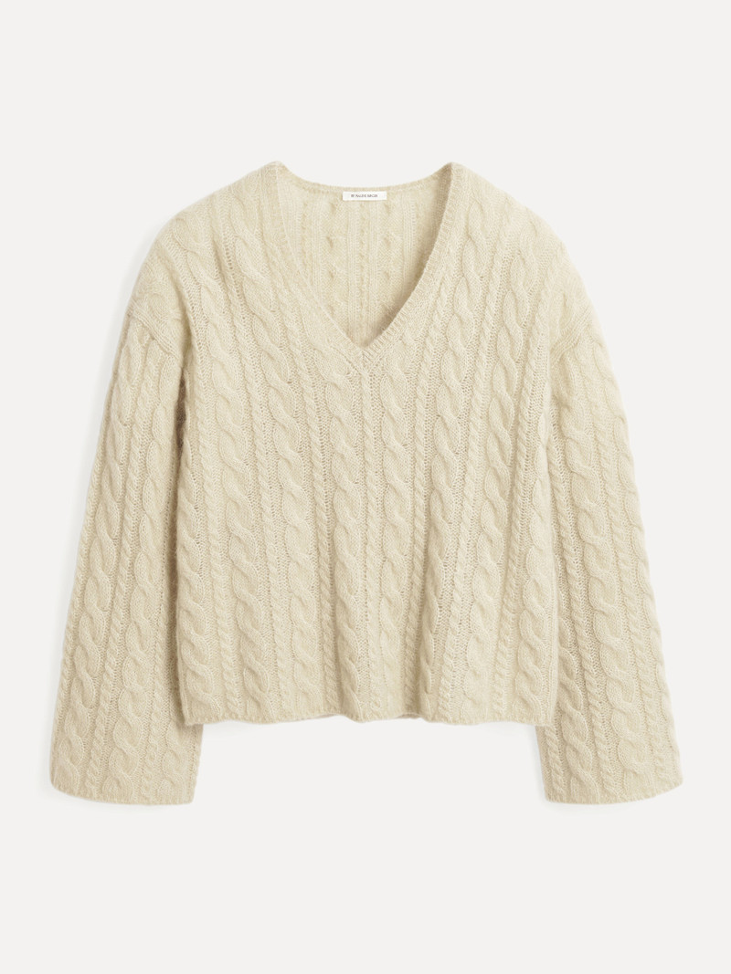 BY MALENE BIRGER Cimone cable-knit sweater outlook