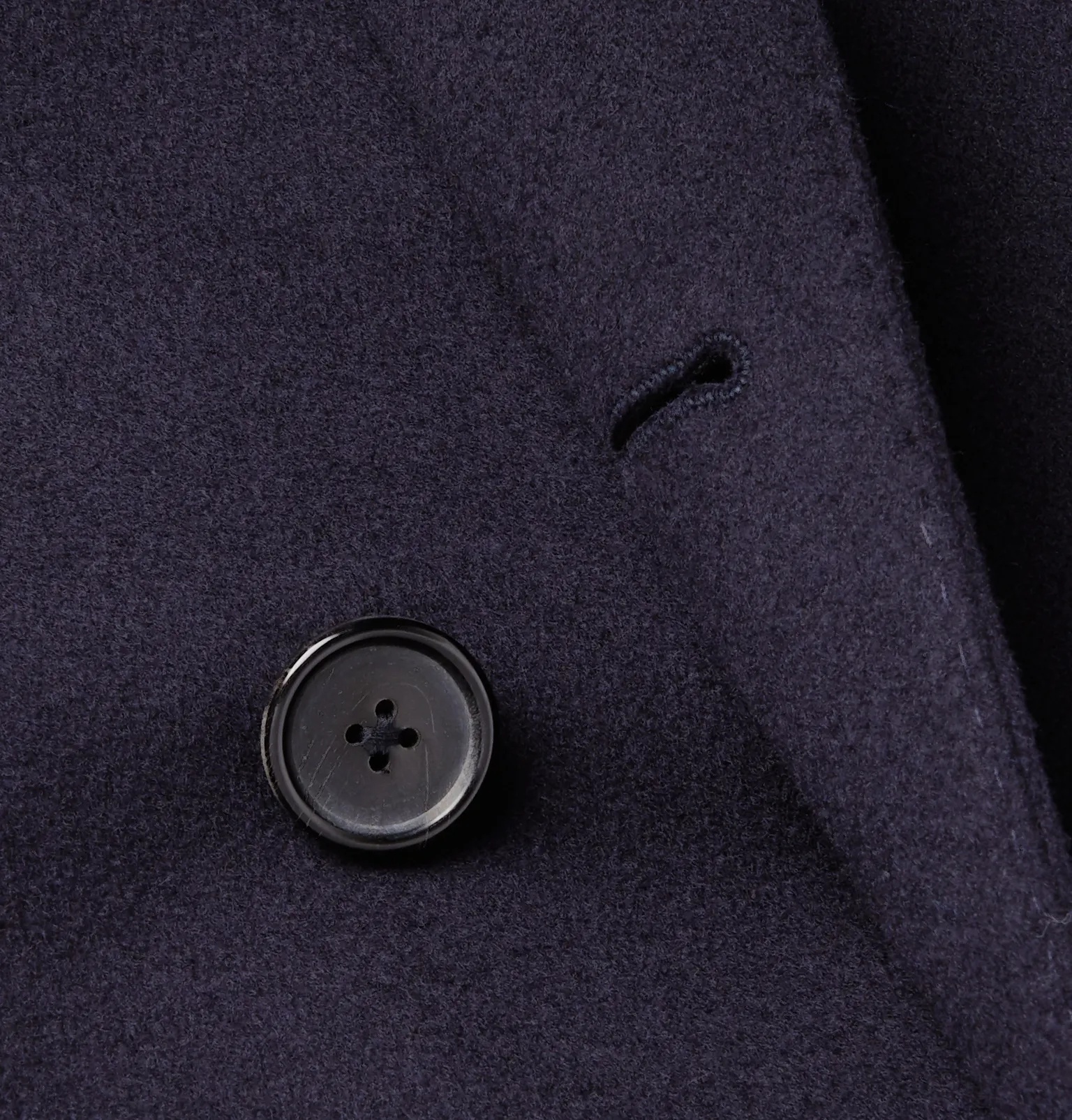 Double-Breasted Wool and Cashmere-Blend Coat - 5