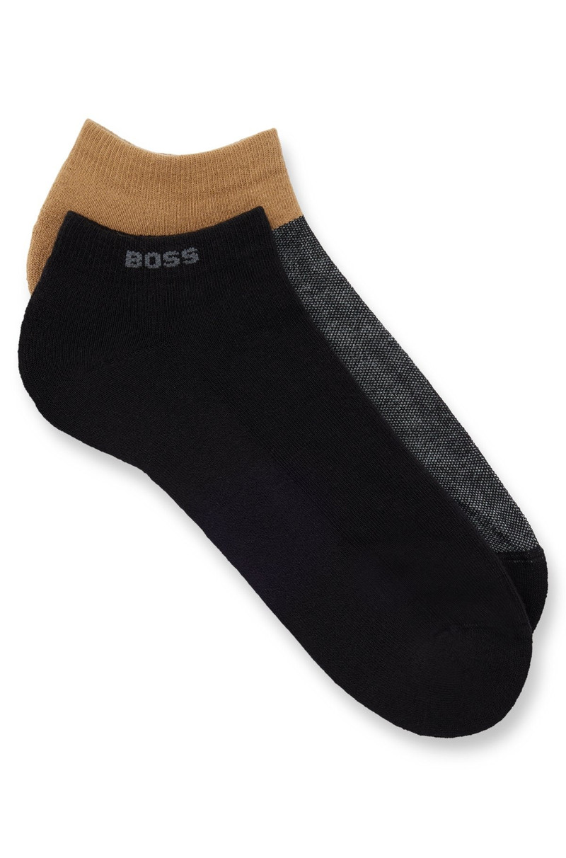 TWO-PACK OF ANKLE SOCKS IN A COTTON BLEND 1
