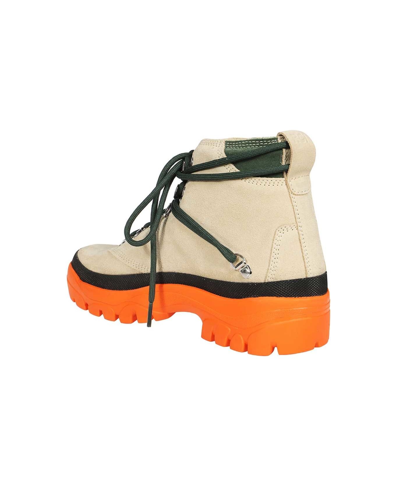 Leather Lace-up Boots - 3