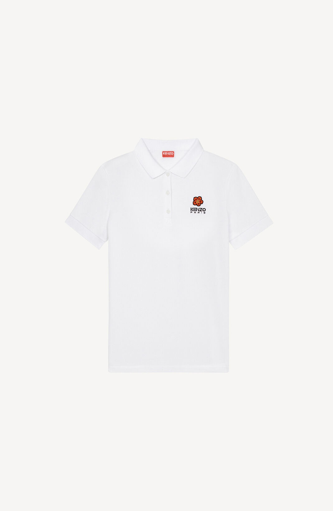 'BOKE FLOWER' Crest polo shirt - 1