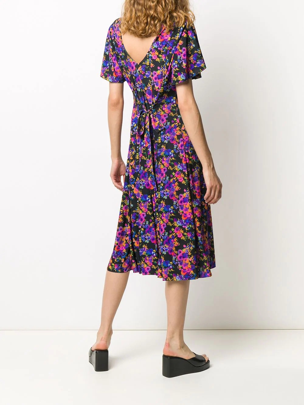 Camelia floral-print midi dress - 4