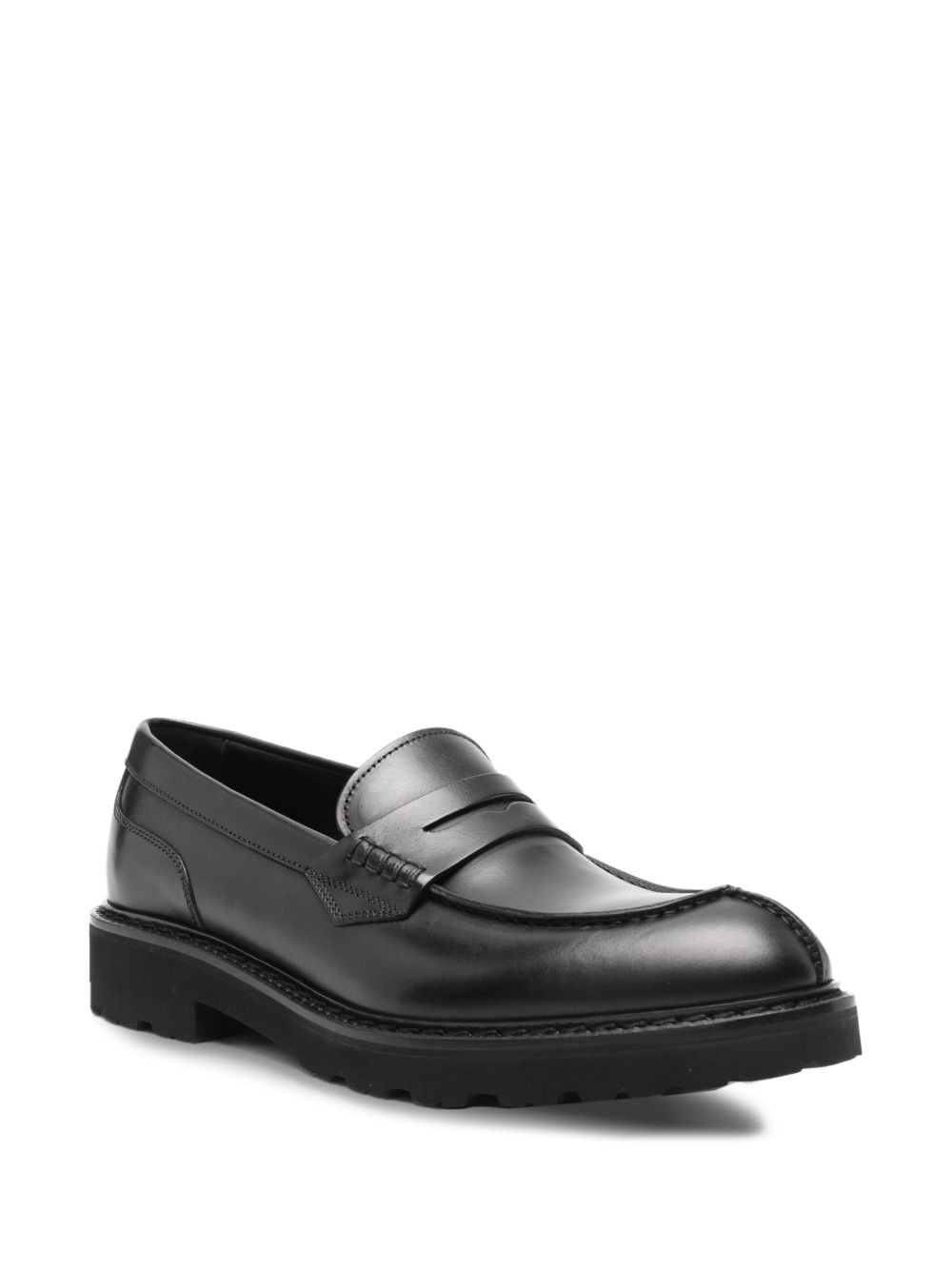 penny leather loafers - 2