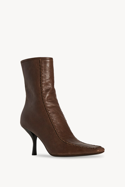The Row Romy Ankle Boot in Leather outlook