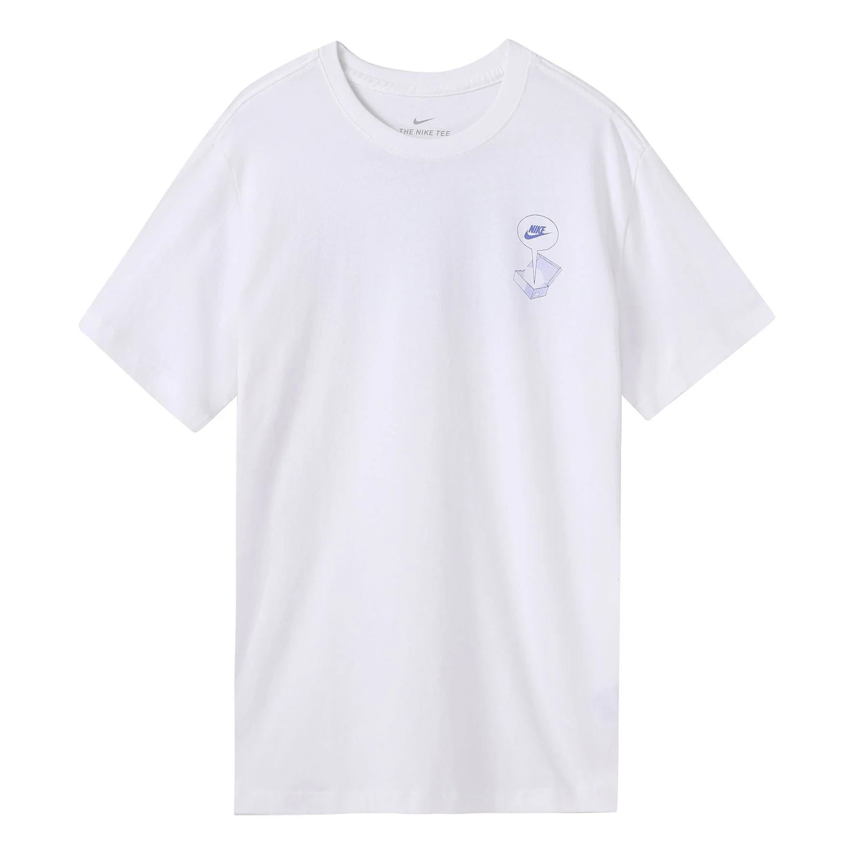 남자 나이키 Sportswear 티는 짧은 소매 TEE 백색 CT6869-100를 인쇄했습니다 - 1
