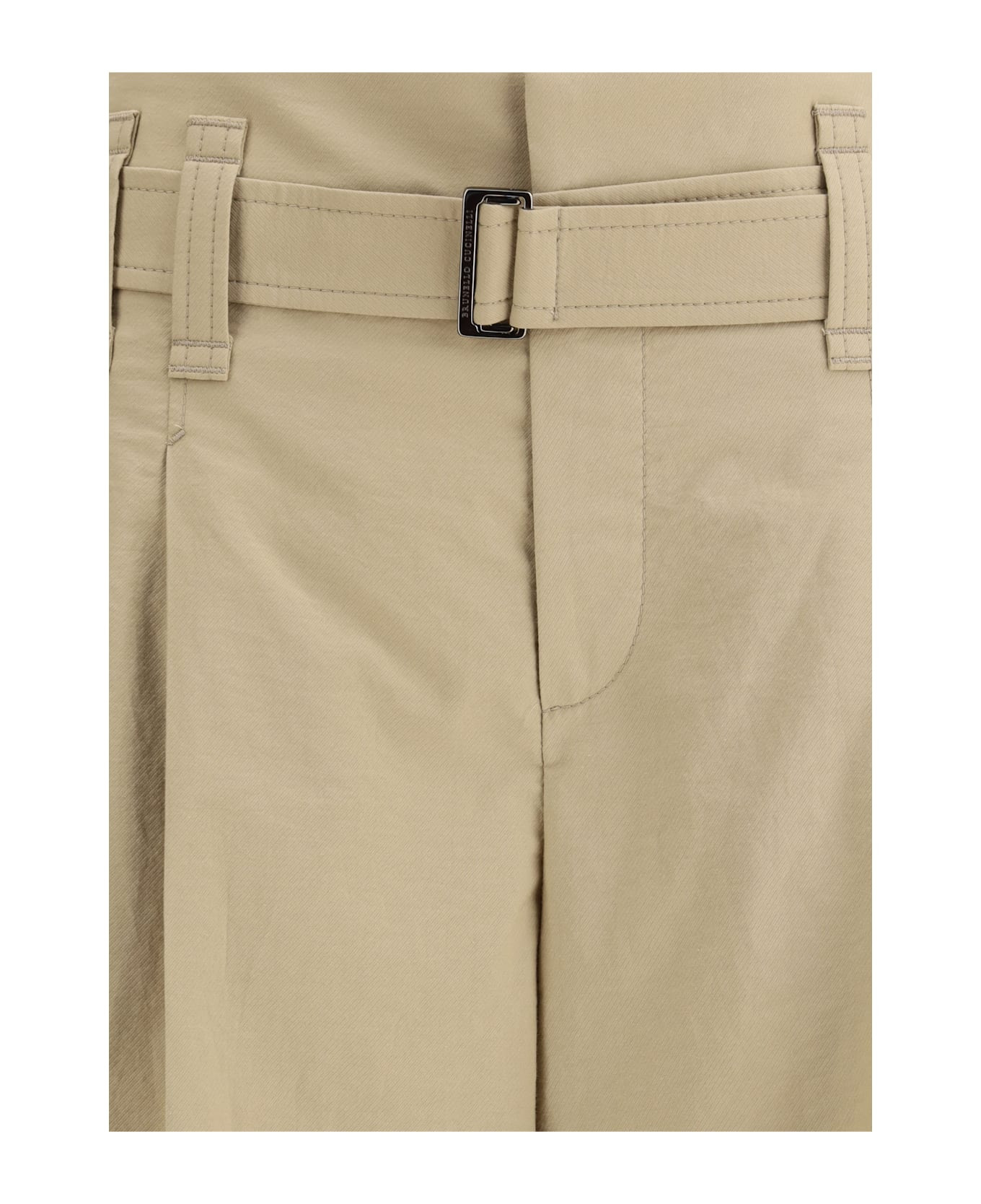 Pleated Crop Pants - 3