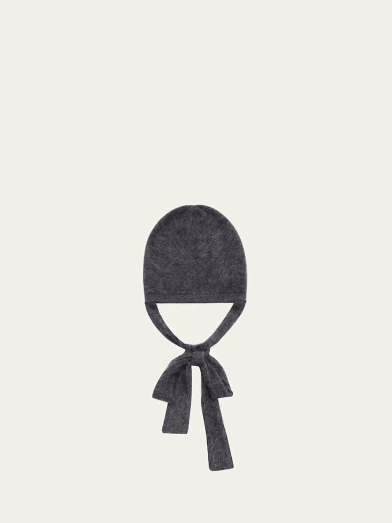 The Brushed Cashmere Tied Hood 1