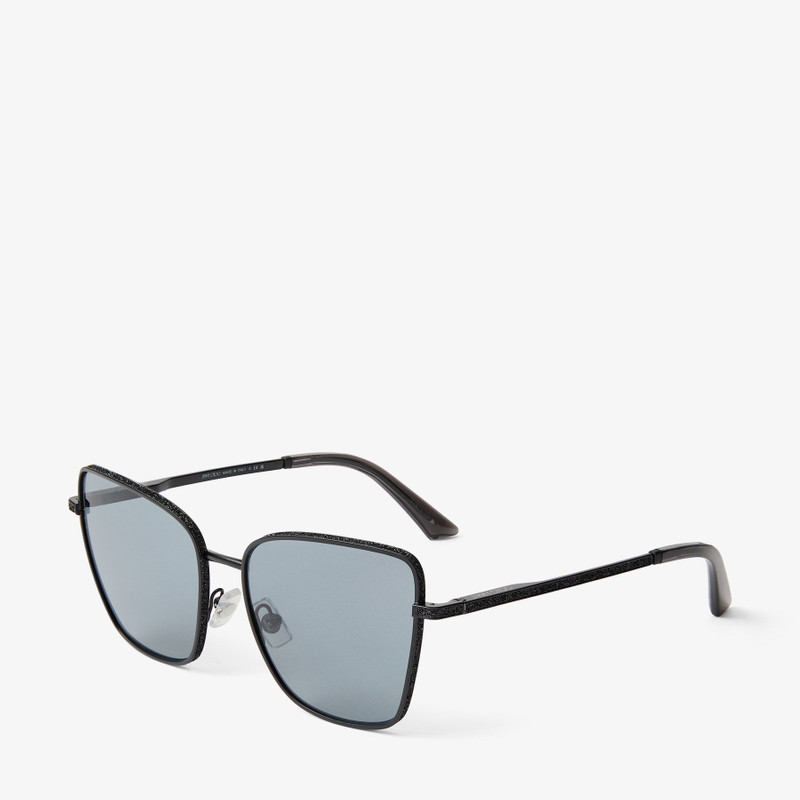 JIMMY CHOO Orli
Matte Black Square Sunglasses outlook