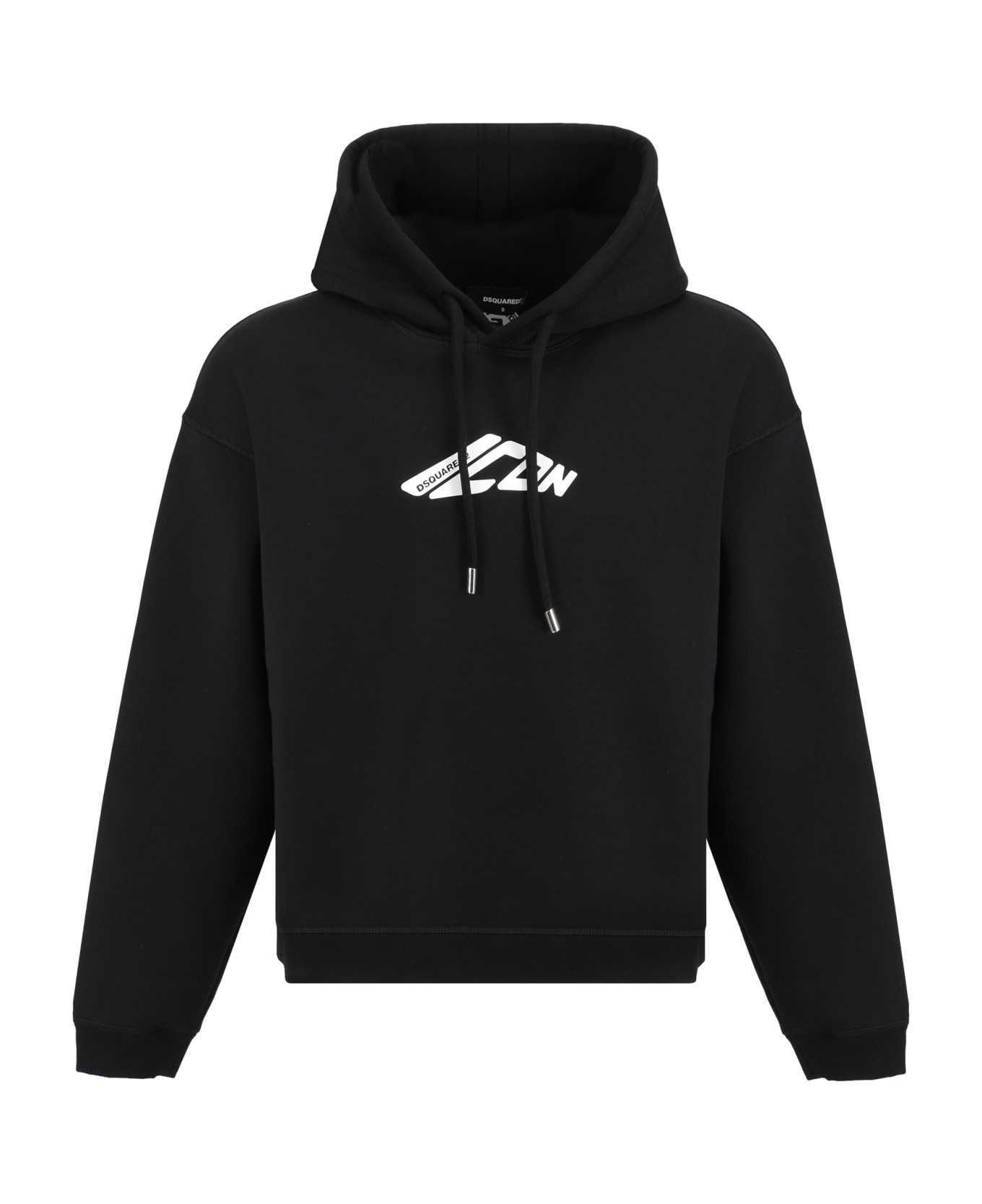D SQUARED2 リラックス フィット フーディー スウェットシャツ DSQUARED2 ディースクエアード D2 メンズ スウェットシャツ