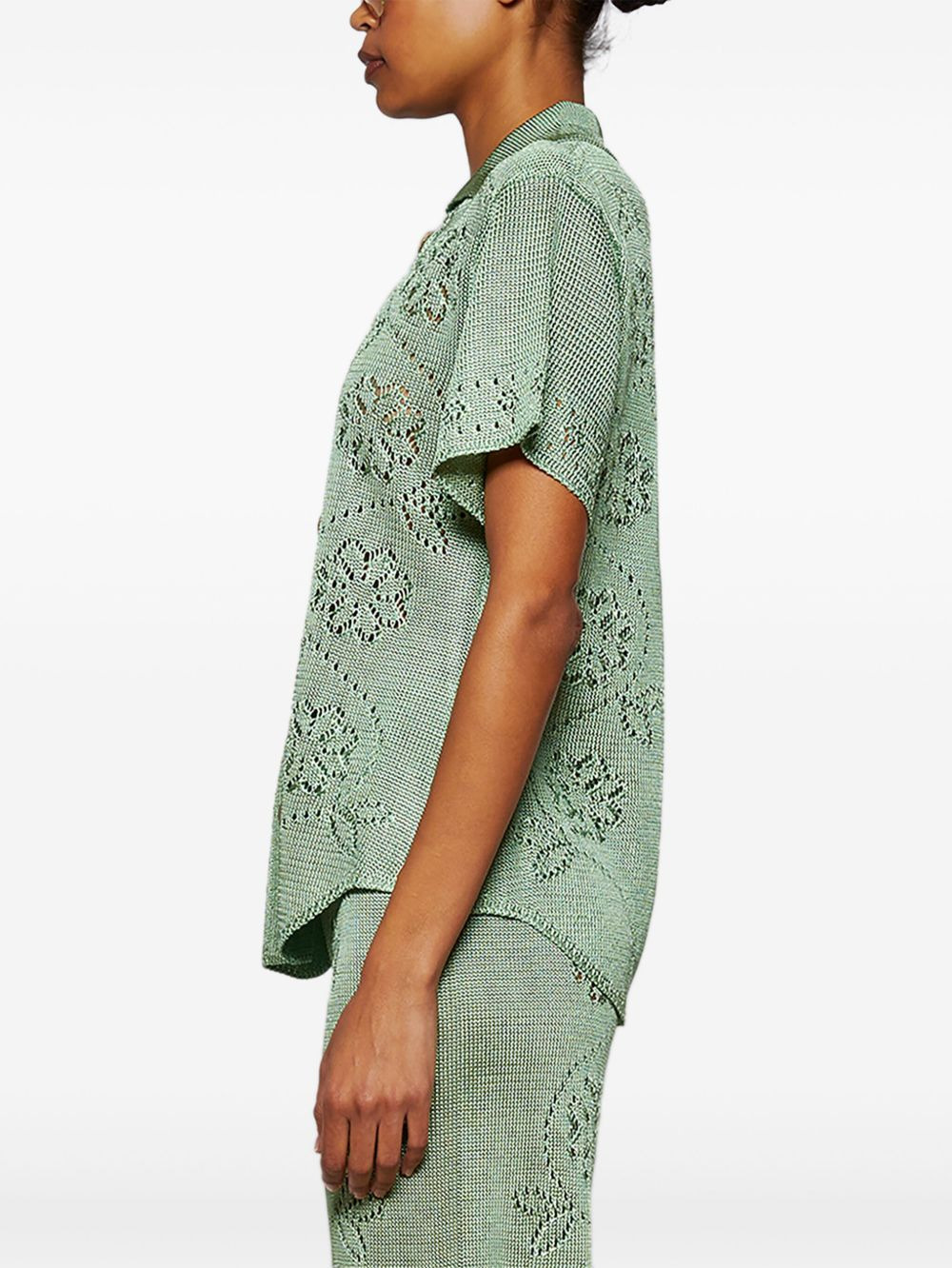 Vine Floral shirt - 4