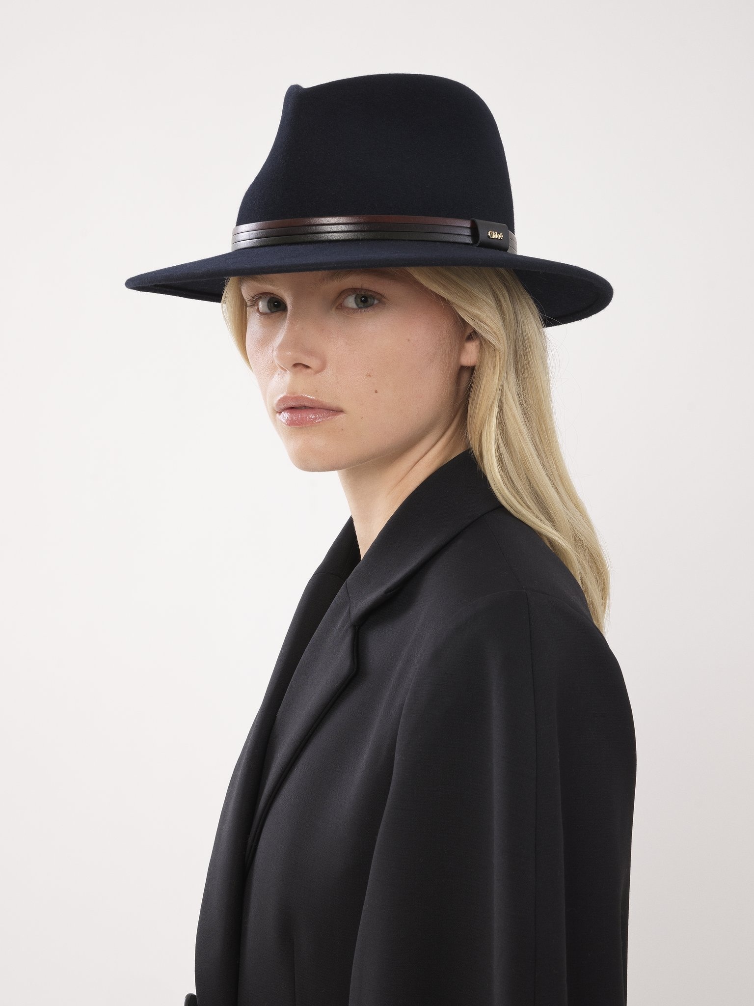 CHLOÉ X BORSALINO STEPH HAT - 5