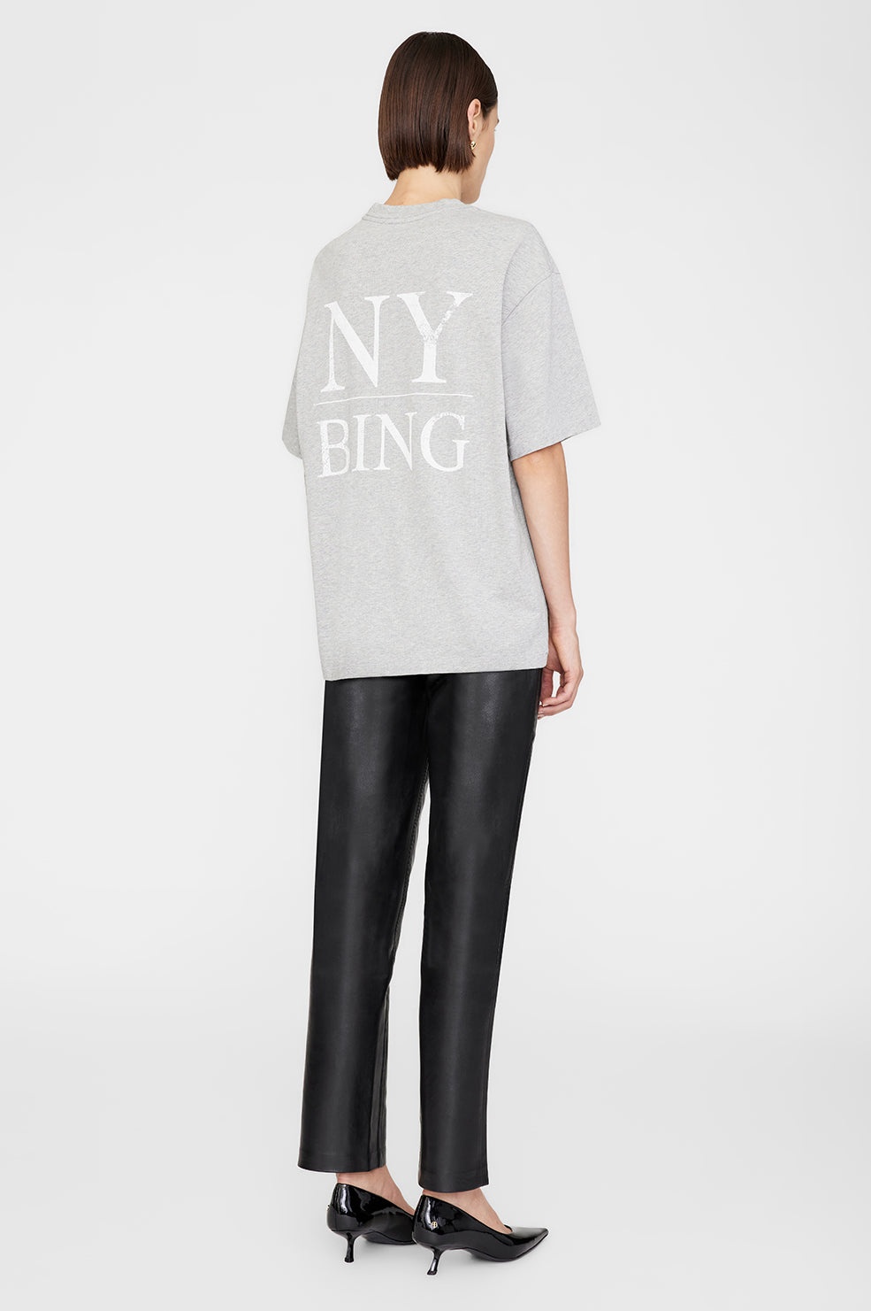 Myers Tee Serif NY - Washed Heather Grey - 3