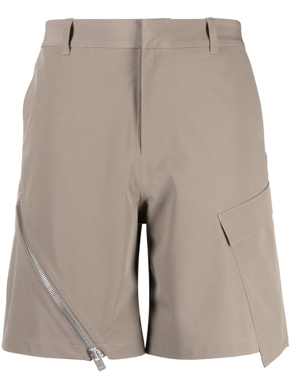 straight-leg utility shorts - 1