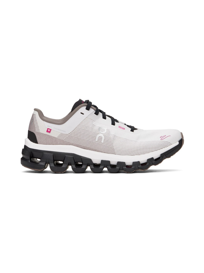 White & Black DISTANCE Edition Cloudflow 4 Sneakers - 1