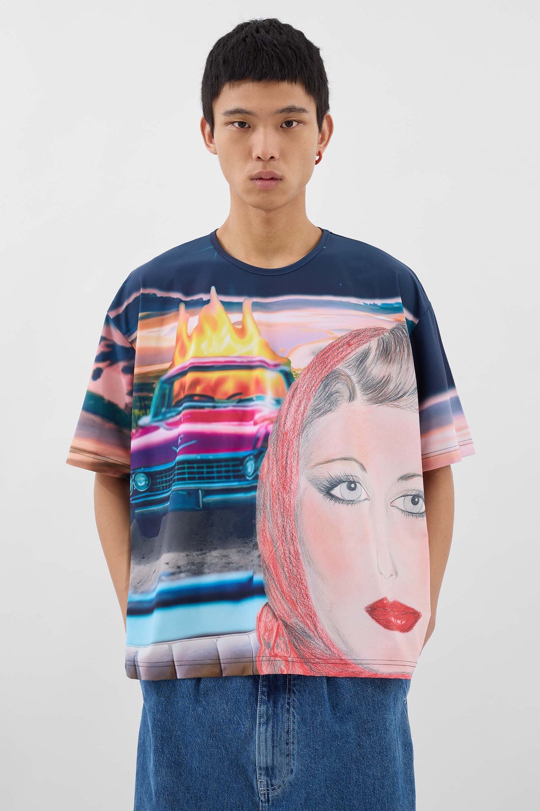 OVER T-SHIRT / Annemarie print - 2
