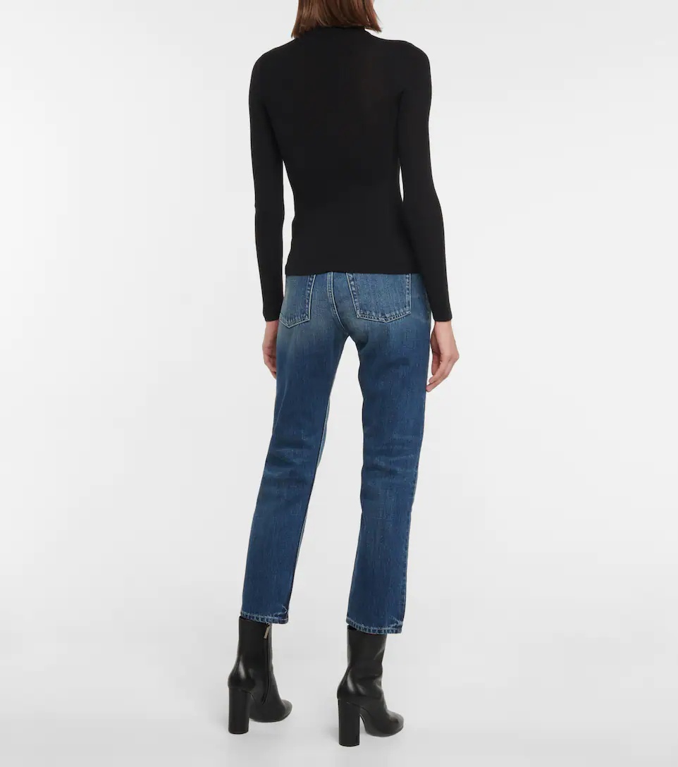 Cashmere, wool and silk turtleneck sweater - 3