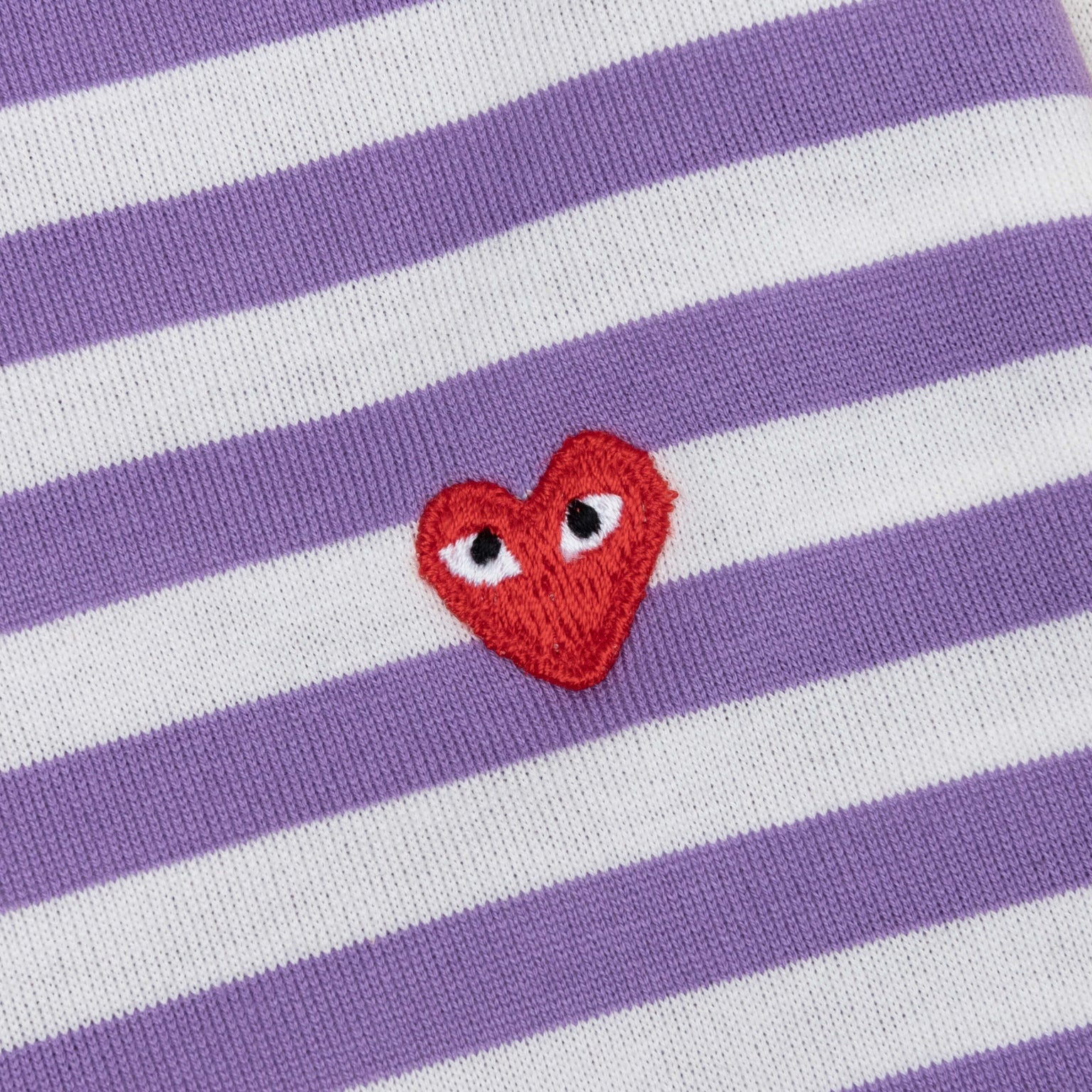 BI-COLOR STRIPE T-SHIRT - PURPLE/OLIVE - 3