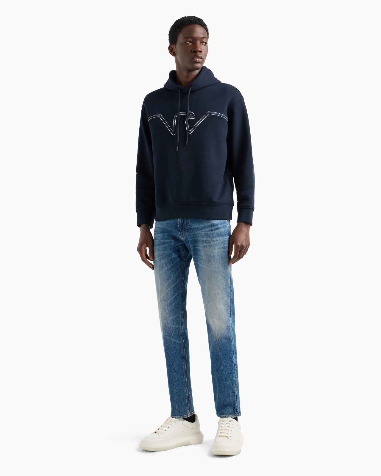 J06 Slim-fit jeans in rinse-wash stretch denim with dirty-effect treatment - 4