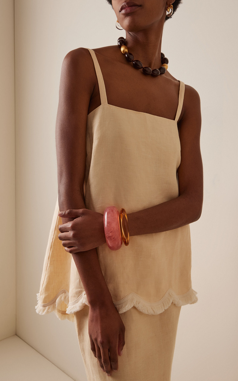 LIZZIE FORTUNATO Ridge Cuff orange outlook