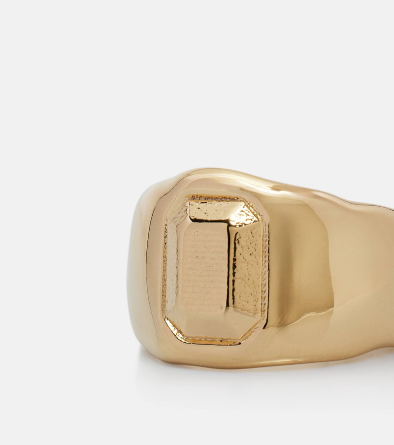 Oscar de la Renta Gold-plated ring outlook