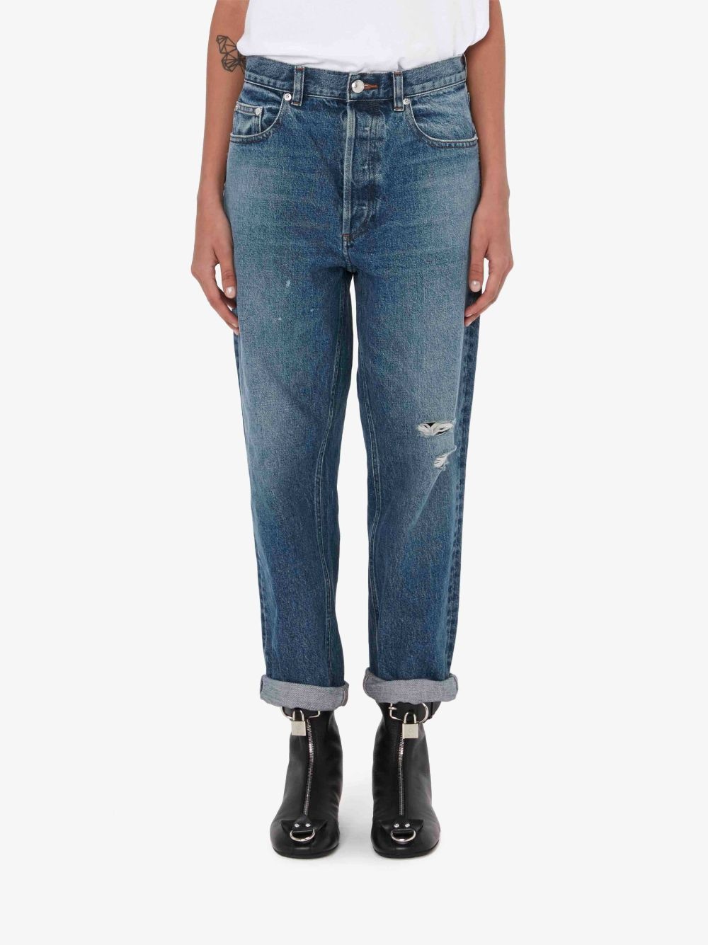 A.P.C. X JW ANDERSON - APC JEAN ULYSSE - WIDE LEG DENIM JEANS - 2