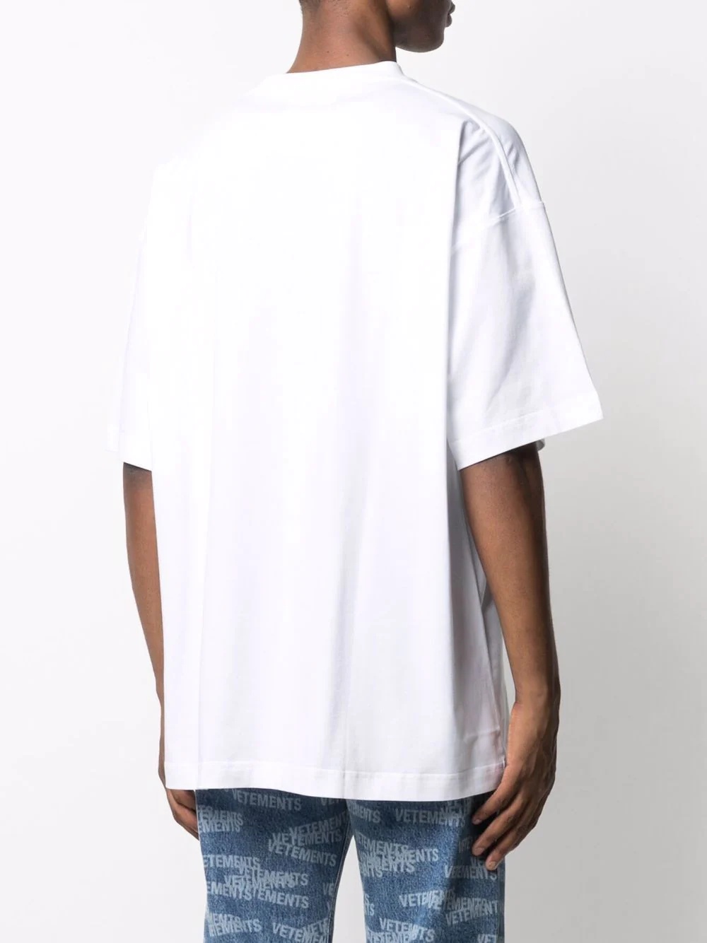 drop-shoulder cotton T-shirt - 5