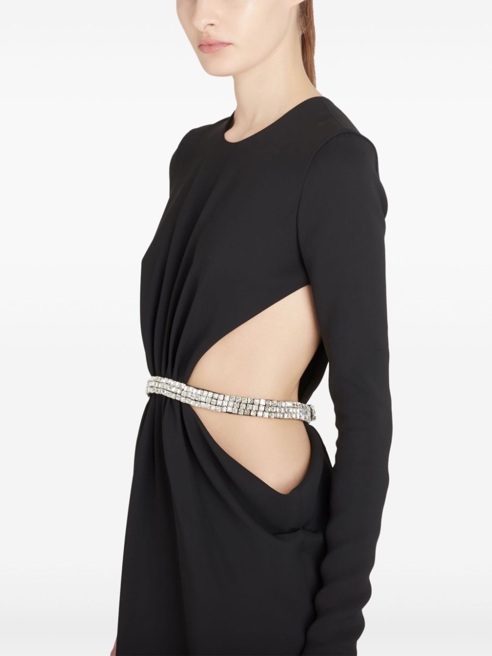 rhinestone embellished dress - 6