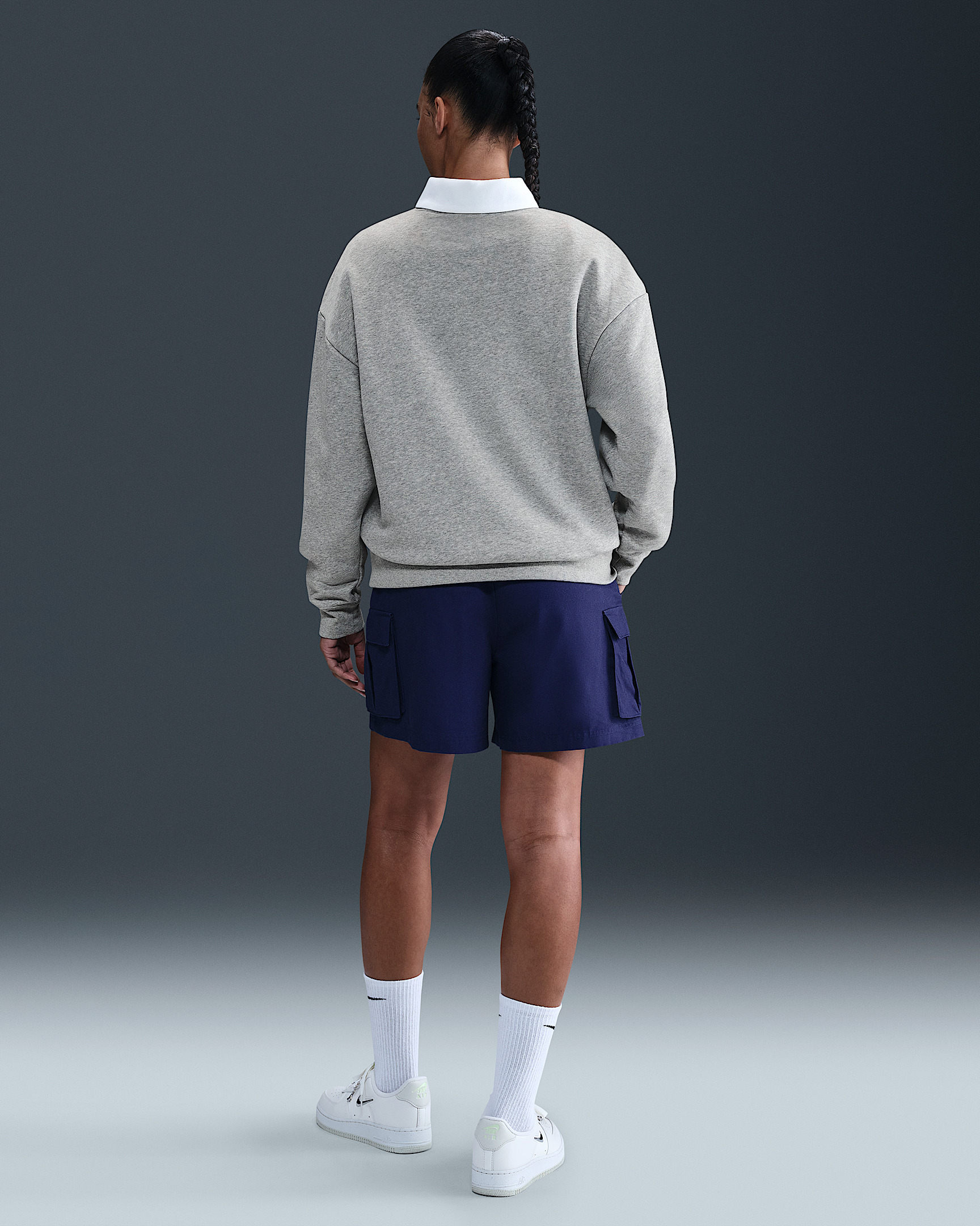 Nike Club Women's Fleece Loose Crew - 5