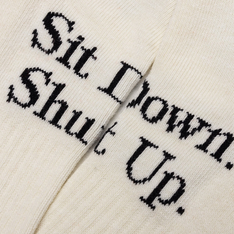 SAINT M×××××× SAINT SIT DOWN SOCKS - ECRU outlook
